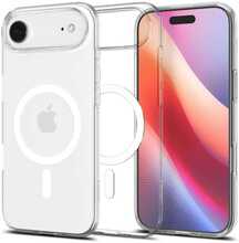 Telefoniümbris Spigen Liquid Crystal MagSafe, Apple iPhone 17 Air, läbipaistev/valge