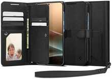 Telefoniümbris Spigen Wallet S, Samsung Galaxy S25 Plus, must