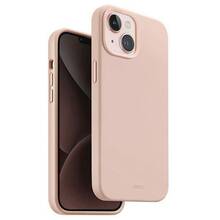 Telefoniümbris UNIQ Lino Hue Magclick Charging, Apple iPhone 15, roosa