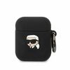 Karl Lagerfeld KLA2RUNIKK 3D silikoonümbris, Apple AirPods 1/2, must