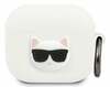 Karl Lagerfeld silikoonümbris Choupette, Apple AirPods 3, valge, mudel KLACA3SILCHWH