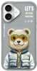 Nimmy Cool&Cute 2.0 Bear telefoniümbris, Apple iPhone 16, hall