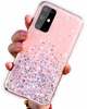 Silikoonümbris Fusion Accessories Glue Glitter, Apple iPhone 13 Pro Max, roosa