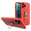Silikoonümbris Ring Case sõrmehoidja ja alusega, Samsung Galaxy S21 Ultra 5G, punane