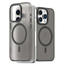 Telefoniümbris Araree Aero Frame Case AR20-01860D, Apple iPhone 15 Pro Max, läbipaistev-must