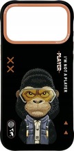 Telefoniümbris Nimmy Cool&Cute 2.0 Gorilla, Apple iPhone 17 Pro, must