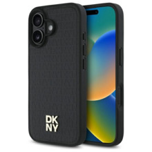 Telefoniümbris DKNY DKHMP16SPSHRPSK, Apple iPhone 16 6.1, must