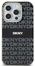 DKNY IML Mono & Stripe MagSafe ümbris DKHMP15MHRHSEK, iPhone 15 Plus / 14 Plus, must