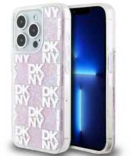 Telefoniükaan DKNY Liquid Glitter Multilogo DKHCP15LLCPEPP, Apple iPhone 15 Pro, roosa