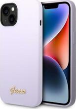 Guess GUHCP14SSLSMU silikoonümbris Vintage Gold Logo, Apple iPhone 14 6,1, lilla
