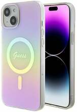Telefoniümbris Guess IML Iridescent MagSafe GUHMP15MHITSP, Apple iPhone 15 Plus, roosa