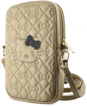 Telefonikott Hello Kitty Quilted Bows Strap, kuldne