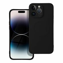 Telefoniümbris Silicone Mag Cover, Apple iPhone 14 Pro Max, must