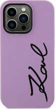 Telefoniümbris Karl Lagerfeld Silicone Signature KLHCN61SKSVGU, Apple iPhone 11/XR, lilla