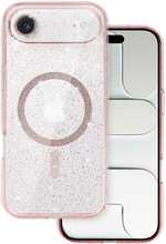 Topt Glitter MagSafe ümbris, Apple iPhone 17 Air, roosa