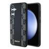 Telefoniümbris DKNY Hardcase Leather Checkered Mono Pattern MagSafe DKHMS24MPCPVSLK, Samsung Galaxy S24+, must