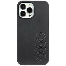 Audi Synthetic Leather ümbris AU-TPUPPCIP13PM-TT/D1-BK, Apple iPhone 13 Pro Max, must