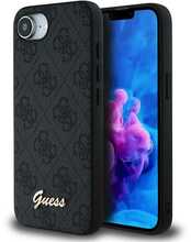 Telefoniümbris Guess 4G Script Logo MagSafe, Apple iPhone 16e, must