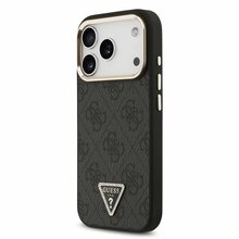 Telefoniümbris Guess 4G Triangle Logo MagSafe GUHMP17LP4GTDGMK, Apple iPhone 17 Pro, must/kuldne