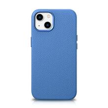 Telefoniümbris iCarer Litchi Premium Leather WMI14220711-LB, Apple iPhone 14 Plus, helesinine