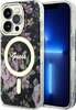 Telefoniümbris Guess Flower MagSafe GUHMP14LHCFWSK, Apple iPhone 14 Pro, must