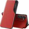 Telefoniümbris Hurtel Eco Leather View Case, Samsung Galaxy A56, punane