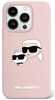 Karl Lagerfeld Silicone Karl & Choupette MagSafe ümbris KLHMP15XSKCHPPLP, Apple iPhone 15 Pro Max, roosa