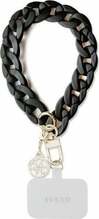Telefoni rihm Guess GUOUCBMC4MK Universal Big Hand Strap, must, akrüül 4G võlu