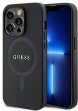 Telefoniümbris Guess Saffiano MagSafe GUHMP15XPSAHMCK, iPhone 15 Pro Max, must