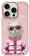 Telefoniümbris Nimmy Cool&Cute 2.0 Cat, Apple iPhone 16 Pro Max, roosa