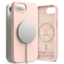 Telefoniümbris Ringke Silicone Magsafe, Apple iPhone 16e, roosa