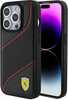 Telefoniümbris Ferrari Perforated Waves Metal Logo FEHCP15LPWAK, Apple iPhone 15 Pro, must