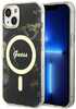 Telefoniümbris Guess Golden Marble MagSafe GUHMP14MHTMRSK, Apple iPhone 14 Plus, must