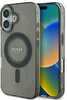 Telefoniümbris Guess IML Rhinestones MagSafe, Apple iPhone 16 Plus, must