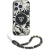 Telefoniümbris Guess Palm Trees Triangle Pearl Strap MagSafe, Apple iPhone 16, must