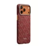 Pitaka Ultra-Slim ümbris Monogram Gold/Red, Apple iPhone 17 Pro