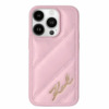 Telefoniümbris Karl Lagerfeld Diagonal Quilted Script KLHCP14XPQDSMGP, Apple iPhone 14 Pro Max, roosa