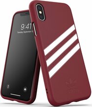 Adidas OR Moulded PU Suede ümbris, Apple iPhone X/XS, bordo