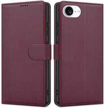 Telefoniümbris Fancy Wallet Reach, Samsung A515 A51, tume punane