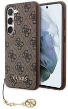 Telefoniümbris Guess GUHCS23SGF4GBR 4G Charms Collection, Samsung Galaxy S23, pruun