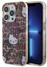 Telefoniümbris Hello Kitty IML Tags Graffiti HKHCP15XHDGPTP, Apple iPhone 15 Pro Max, roosa