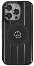 Telefoniümbris Mercedes MEHMP16S23HRSK MB Double Layer Crossed Lines MagSafe, Apple iPhone 16, must