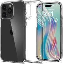 Telefoniümbris Spigen Crystal Hybrid, Apple iPhone 15 Pro Max, läbipaistev