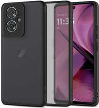 Telefoniümbris Tech-Protect Magmat Matte, Motorola Moto G55, must