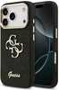 Guess Fixed Glitter Big 4G Metal Frame ümbris, Apple iPhone 17 Pro, must