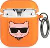 Karl Lagerfeld Choupette ümbris AirPods 1/2 KLA2UCHFO, oranž