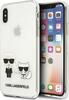 Telefoniümbris Karl Lagerfeld Karl & Choupette KLHCI65CKTR, Apple iPhone Xs Max, läbipaistev