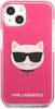 Telefoniümbris Karl Lagerfeld Choupette Head KLHCP13MTPECPI, Apple iPhone 13, fuksia