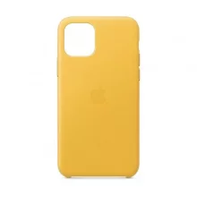 Telefoniümbris Apple Leather Case MWYA2ZM/A, iPhone 11 Pro, Meyer Lemon kollane