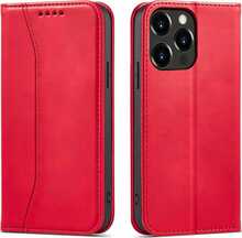 Hurtel Magnet Fancy kaaned, Apple iPhone 14 Pro, punane
